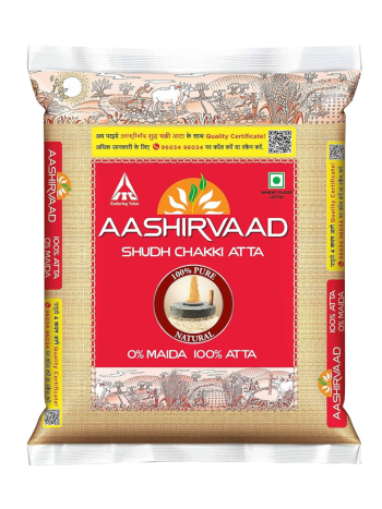 Aashirvaad Atta- Whole Wheat, 5 kg
