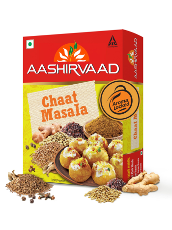 Aashirvaad Chaat Masala – 100 g | Signature Sweet‑Salty‑Tangy Spice Blend