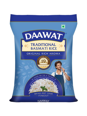 Daawat Traditional Basmati Rice (5Kg)