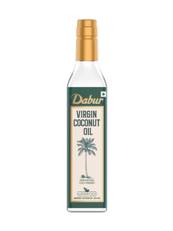 Dabur 100% Natural, Cold Pressed Virgin Coconut Oil (500ml)