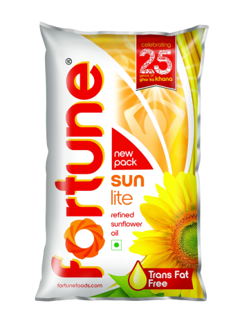 Fortune Sunlite Refined Sunflower Oil – 870 g pouch