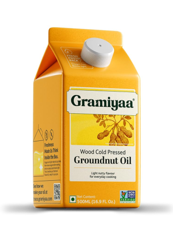 Gramiyaa Cold Pressed Groundnut Oil (500 ML)
