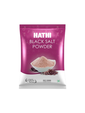 Hathi Black Salt (Kala Namak) Powder – 100 g