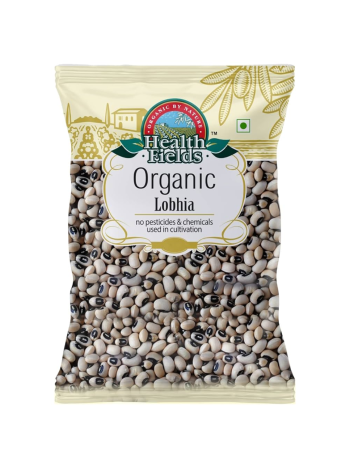 Health Fields Organic Lobia (Black‑Eyed Peas) – 1 kg