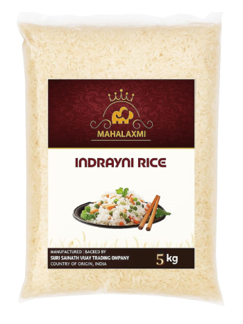 Mahalaxmi Indrayani Rice - Premium Aromatic Rice (5kg)