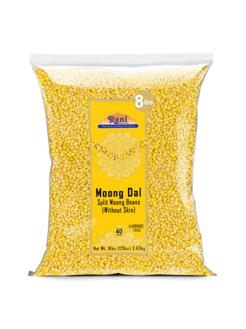 Moong Dal (Split Yellow Lentils) – 8 lb (~3.63 kg)
