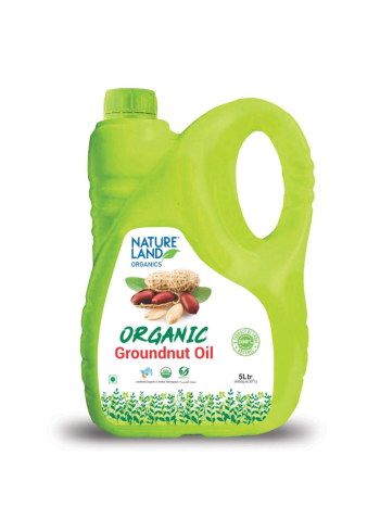 Natureland Organics Groundnut/Peanut Oil (5L)