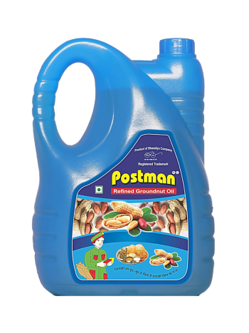POSTMAN MUSTARD OIL, POSTMAN Refined Groundnut Oil Jar (5L)