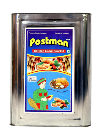 POSTMAN Refined Groundnut Oil (15L Tin)