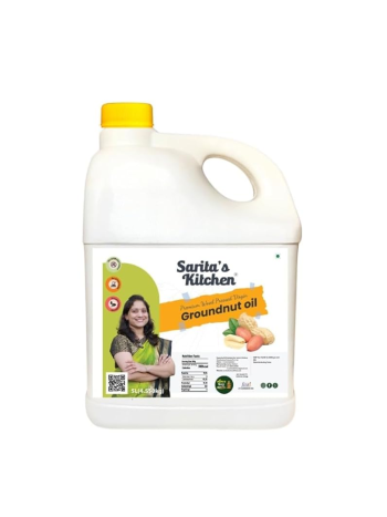 Saritas Kitchen Cold Pressed Groundnut Oil (5L)